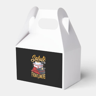 Funny Police Firefighter Frontliner Nurse Gifts Favor Boxes