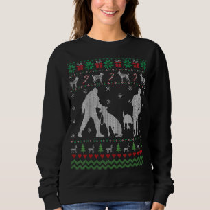 Funny Police K9 Dog Ugly Christmas Sweater