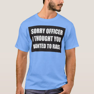 Funny Police Officer Cool Motorcycle Or Funny Helm T-Shirt