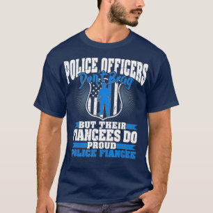 Funny Police Officers Dont Brag Proud Police T-Shirt
