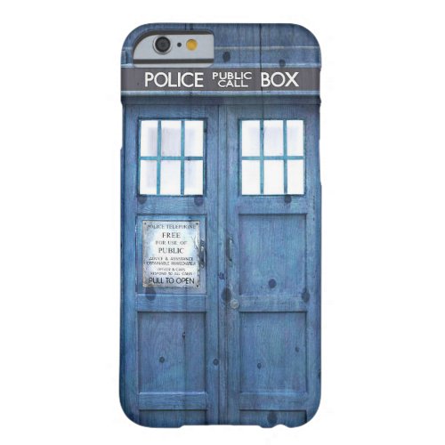 Funny Police phone Public Call Box Barely There iPhone 6 Case