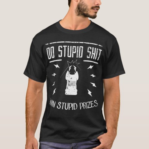 Funny Police Shirt Law Enforcement Tee Do Stupid