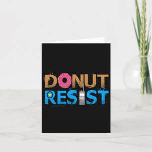 Funny Policeman Gifts Funny Police Officer Donut R Card
