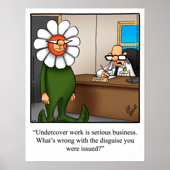 Funny Policemen Humor Poster (Front)