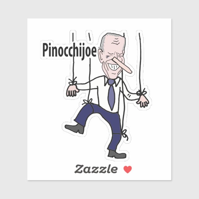 Funny political Anti Joe Biden Pun Sticker (Sheet)