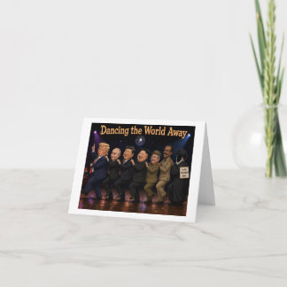Funny Political Cartoon Art Card