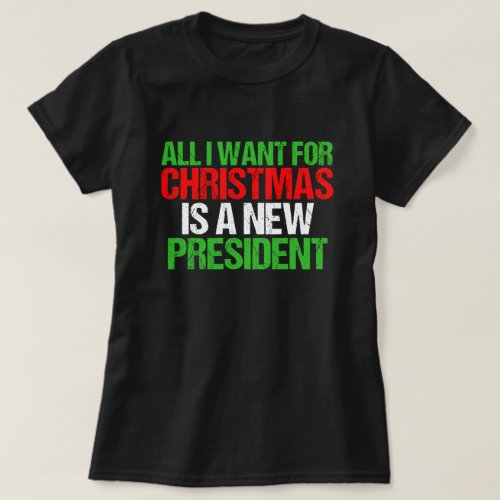 Funny Political Christmas Impeach Trump T_Shirt