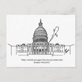 Funny Political Humor Postcard