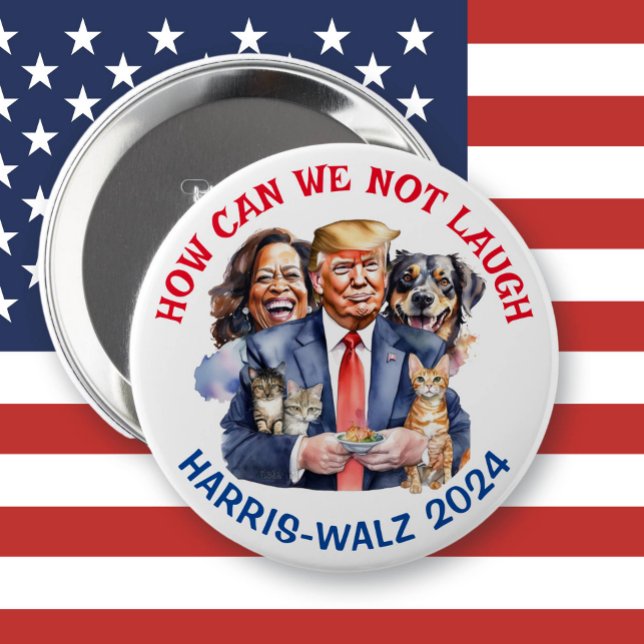 Funny Political Humor | Vote for Kamala Button (Creator Uploaded)