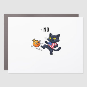 Funny Political Meme No Cat Design Car Magnet