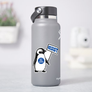 Funny Political Meme Penguin Tariff Sticker