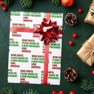 Funny Political New President for Christmas Wrapping Paper