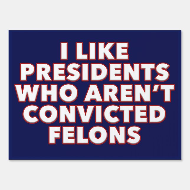 Funny Political Protest Sign Anti-Trump Rally (Front)