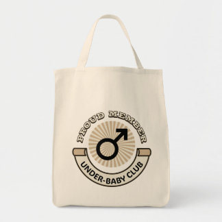 Funny Political "Proud Member Under-Baby Club" Tote Bag