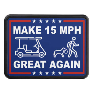 Funny Political Yard Sign Peachtree City Golfcart Hitch Cover
