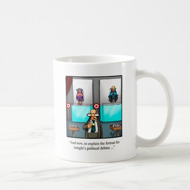 Funny Politician Humor Mug Gift (Right)