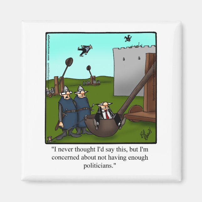 Funny Politicians Humor Magnet (Front)