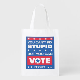 Funny Politics Quote | Reusable Grocery Bag