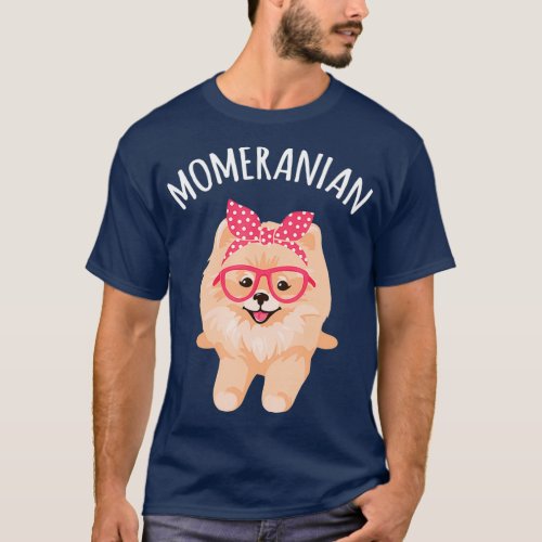 Funny Pom Pomeranian Mom Gift For Women T_Shirt