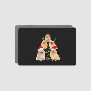 Funny Pomeranian Christmas Tree Decor Ornament Cos Car Magnet