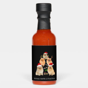 Funny Pomeranian Christmas Tree Decor Ornament Cos Hot Sauces