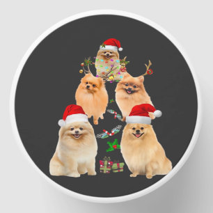 Funny Pomeranian Christmas Tree Decor Ornament Cos Mini Candle Favors