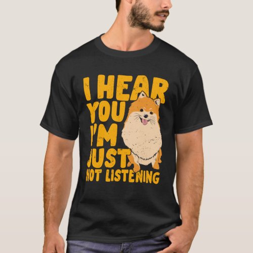 Funny Pomeranian Pom Spitz Dog Lover Gift T_Shirt