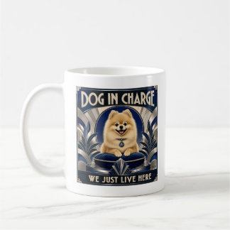 Funny Pomeranian Runs the House Coffee Cup - Mug