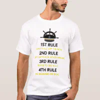 Funny Pontoon Boat Captain Gift Boating Boat Owner T-Shirt