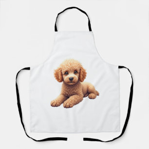 Funny Poodle Animal Lover Dogs Graphic Cute Dog Ow Apron