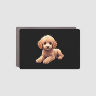 Funny Poodle Animal Lover Dogs Graphic Cute Dog Ow Car Magnet