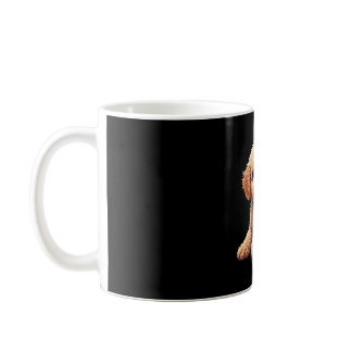 Funny Poodle Animal Lover Dogs Graphic Cute Dog Ow Coffee Mug