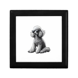 Funny Poodle Animal Lover Dogs Graphic Cute Dog Ow Gift Box