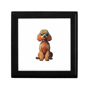 Funny Poodle Animal Lover Dogs Graphic Cute Dog Ow Gift Box