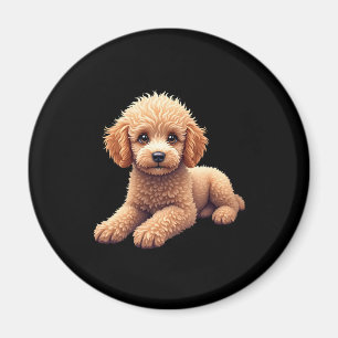 Funny Poodle Animal Lover Dogs Graphic Cute Dog Ow Magnet