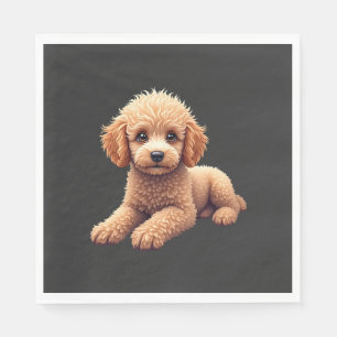 Funny Poodle Animal Lover Dogs Graphic Cute Dog Ow Napkins