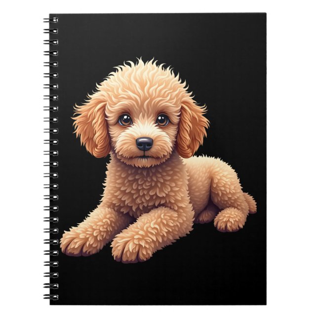 Funny Poodle Animal Lover Dogs Graphic Cute Dog Ow Notebook (Front)