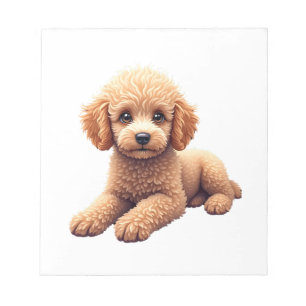Funny Poodle Animal Lover Dogs Graphic Cute Dog Ow Notepad