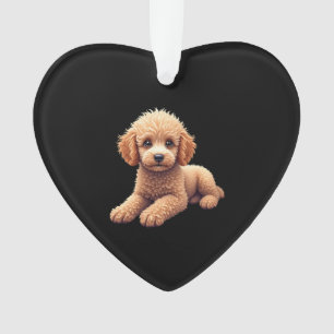 Funny Poodle Animal Lover Dogs Graphic Cute Dog Ow Ornament