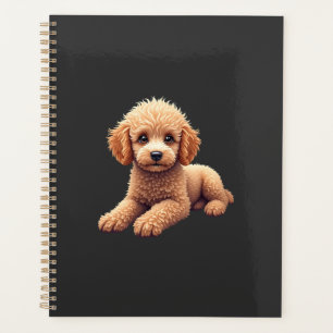 Funny Poodle Animal Lover Dogs Graphic Cute Dog Ow Planner