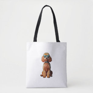Funny Poodle Animal Lover Dogs Graphic Cute Dog Ow Tote Bag