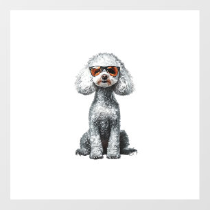 Funny Poodle Animal Lover Dogs Graphic Cute Dog Ow Wall Decal