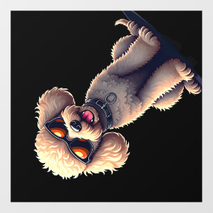 Funny Poodle Animal Lover Dogs Graphic Cute Dog Ow Wall Decal