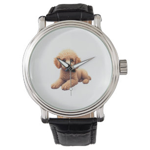 Funny Poodle Animal Lover Dogs Graphic Cute Dog Ow Watch