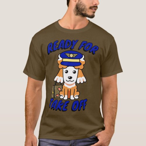 Funny poodle is a pilot T_Shirt