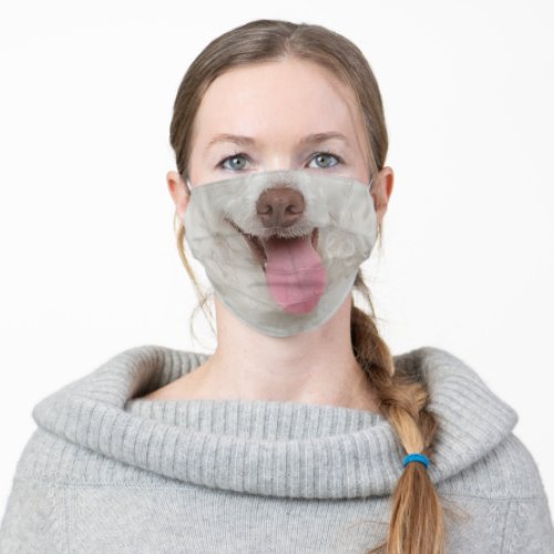 Funny Poodle Snout Adult Cloth Face Mask