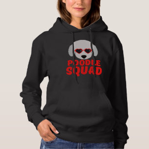 Funny Poodle Squad Red Cute Love Poodle If Yo Hoodie