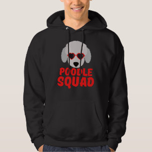 Funny Poodle Squad Red Cute Love Poodle If Yo Hoodie