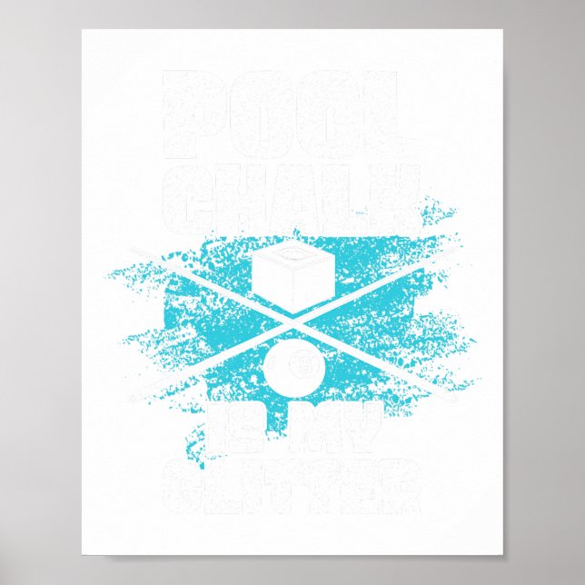 Funny Pool Billiard Pool Sports Table Game Player  Poster (Front)