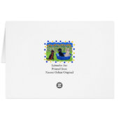 Funny Pool Party Labradors Cards (Back Horizontal)